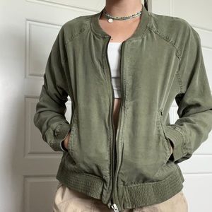 American Eagle Green Bomber Jacket